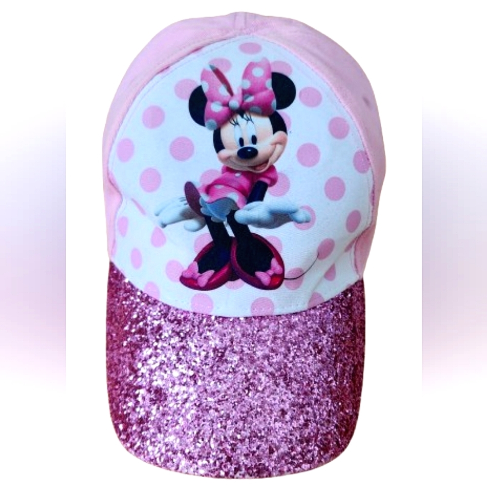 Disney Minnie Mouse Glitter Baseball Hat